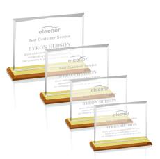 Lismore Award - Amber - Rectangle Awards