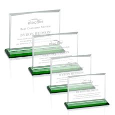 Lismore Award - Green - Rectangle Awards