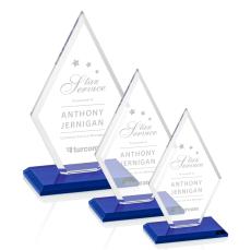 Tuscany Award - Blue - Colored Glass Awards