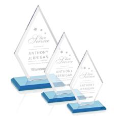 Tuscany Award - Sky Blue - Colored Glass Awards