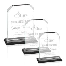 Waterford Award - Black  - Colored Crystal Awards
