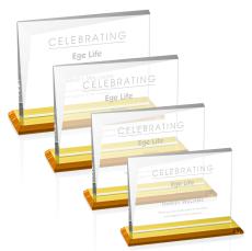 Mirela Award - Amber - Rectangle Awards