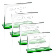 Mirela Award - Green  - Crystal Awards