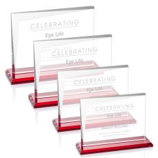 Mirela Award - Red  - Crystal Awards