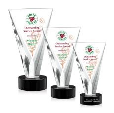 Mustico VividPrint Award - Black - Crystal Awards