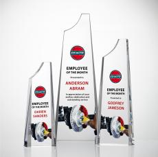 Middleton VividPrint  Award - Clear - Crystal Pillar Awards