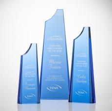 Middleton Award - Sky Blue - Crystal Pillar Awards