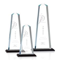 Pinnacle Award - Black - Crystal Awards