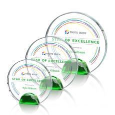 Maplin VividPrint Award - Green - Crystal Awards