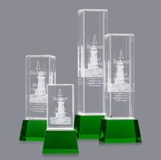 Robson 3D Award on Base - Green - Deal Toys