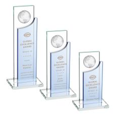 Sherwood Globe Award - Sky Blue - Crystal Globe Awards