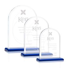 Bridgeport Award - Blue - Colored Glass Awards