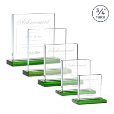 Terra Award - Green - Crystal Awards