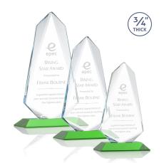 Sheridan Award - Green - Crystal Awards