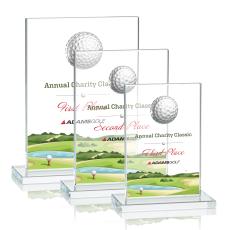 Cumberland VividPrint Golf Award - Clear - Golf Awards