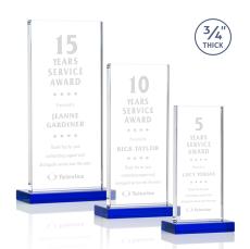 Arizona Award - Blue - Colored Crystal Awards
