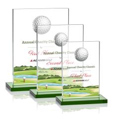 Cumberland VividPrint Golf Award - Green  - Golf Awards