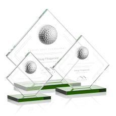 Barrick Golf Award - Green  - Crystal Awards