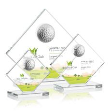 Barrick Golf VividPrint Award - Clear - Crystal Awards