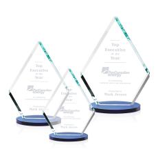 Canton Award - Blue - Colored Glass Awards