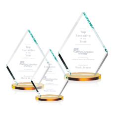 Canton Award - Amber - Colored Glass Awards