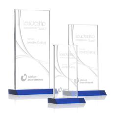 Keane Liquid Crystal Award - Blue - Crystal Awards