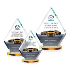 Canton VividPrint Award - Amber - Yellow Crystal Awards