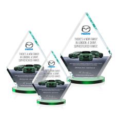 Canton VividPrint Award - Green  - Crystal Awards