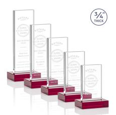 Holmes Award - Red  - Crystal Awards
