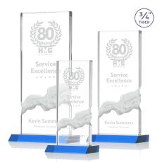 Poole Award - Sky Blue - Crystal Awards