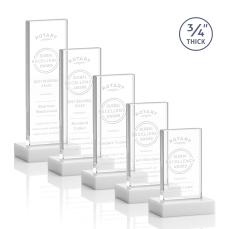 Holmes Award - White - Crystal Awards