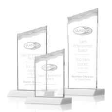 Oakwood Award - White - Crystal Awards