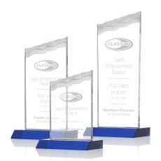 Oakwood Award - Blue - Crystal Awards
