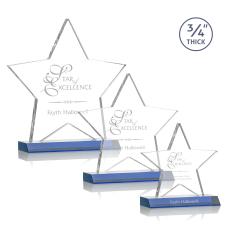 Chippendale Star Award - Blue - Crystal Awards