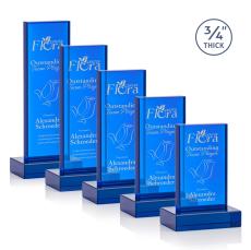 Hathaway Award - Blue - Crystal Awards