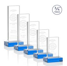 Holmes Award - Sky Blue - Crystal Awards