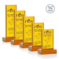 Hathaway Award - Amber  - Crystal Awards