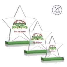 Chippendale VividPrint Award - Green - Crystal Awards