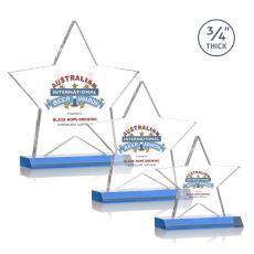 Chippendale VividPrint Award - Sky Blue - Crystal Awards