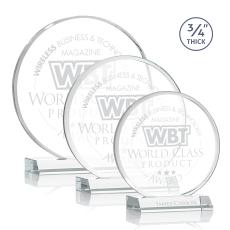 Blackpool Award - Clear - Circle Awards