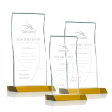 Edmonton Award - Amber - Colored Glass Awards