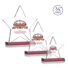 Chippendale VividPrint Award - Red  - Crystal Awards