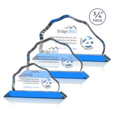 Petersen VividPrint Award - Sky Blue - Crystal Awards
