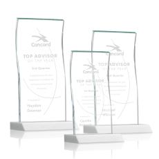 Edmonton Award - White - Crystal Awards