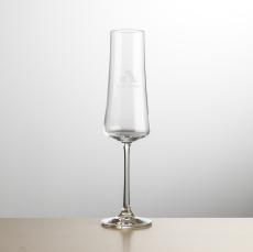 Dakota Flute - Deep Etch - Champagne Flutes