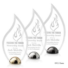 Vulcan Hemisphere Award - Laser Engraved - Flame Awards
