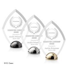 Diamond Hemisphere Award - Laser Engraved - Diamond Awards