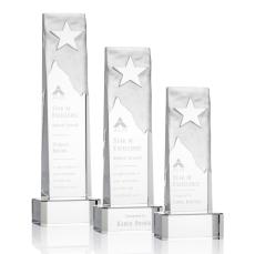 Stapleton Star Award on Base - Clear - Crystal Awards