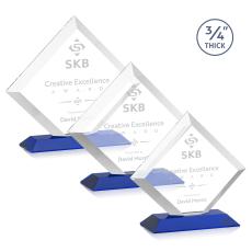 Belaire Award - Blue - Crystal Awards