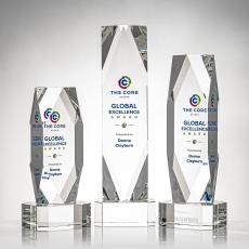 Delta VividPrint Award on Base - Clear - Recognition Awards